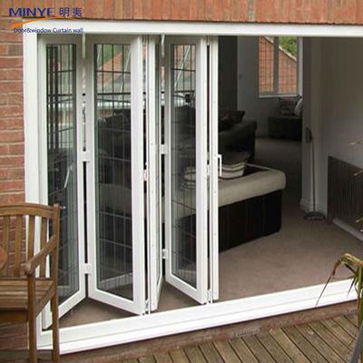 Porte esterne usate Porte moderne bi pieghevoli francesi per giardino e balcone in grande domanda