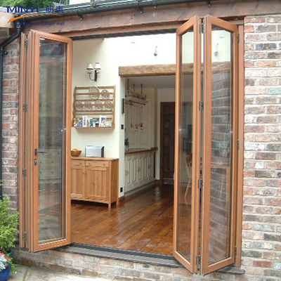 Porte esterne usate Porte moderne bi pieghevoli francesi per giardino e balcone in grande domanda