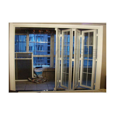 Porta scorrevole pieghevole per balcone esterno