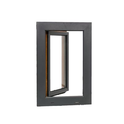 Spessore del profilo personalizzato di 2,5 mm Finestre con rivestimento in PVC con vetro ad impatto uragano