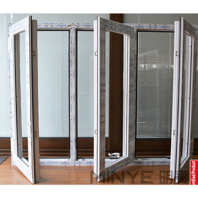 EPDM Rubber Strip and Modern Design UPVC Arched Casement Window per il mercato tailandese