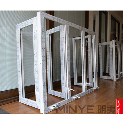 EPDM Rubber Strip and Modern Design UPVC Arched Casement Window per il mercato tailandese