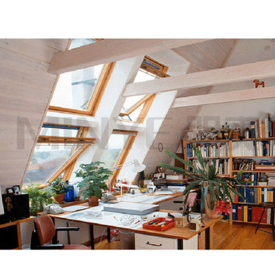 Balcone tetto in alluminio lucernario in vetro trasparente con design moderno e rivestimento in polvere