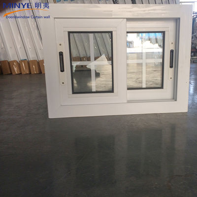 Piccola finestra scorrevole in Upvc in stile di design moderno con modello di apertura orizzontale