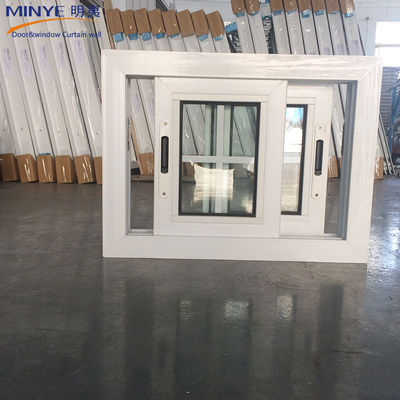 Piccola finestra scorrevole in Upvc in stile di design moderno con modello di apertura orizzontale