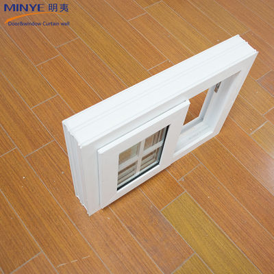 Piccola finestra scorrevole in Upvc in stile di design moderno con modello di apertura orizzontale