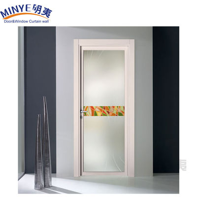 Porta del bagno in vetro colorato a prova di vento Disegno moderno per un aspetto sofisticato