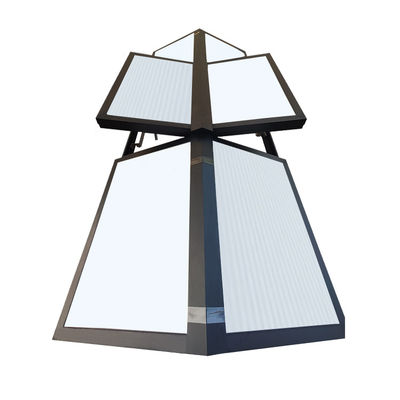 Colore opzionale del profilo Midcentury Design Profilo in alluminio Top Roof Glass Skylight Window