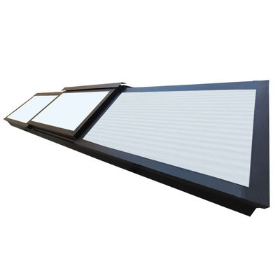 Colore opzionale del profilo Midcentury Design Profilo in alluminio Top Roof Glass Skylight Window