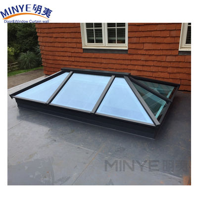 Colore opzionale del profilo Midcentury Design Profilo in alluminio Top Roof Glass Skylight Window