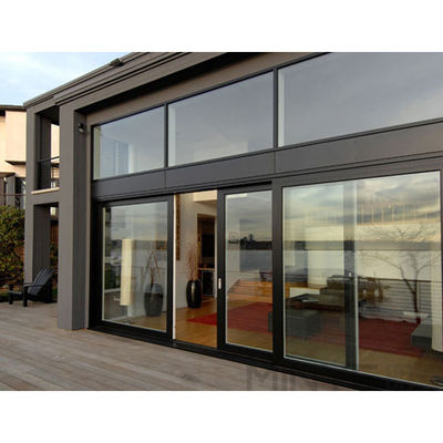 Qatar Aluminum Glass Jamb Entry Swing Door con sigillante in silicone Dow Coring