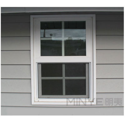 Moderno stile di progettazione PVC/UPVC VERTICALE Finestre scorrevoli con funzionalità a doppia appesa
