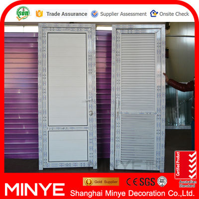 Conch PVC Profile Glass French Door in stile design sud-occidentale con materiale plastico