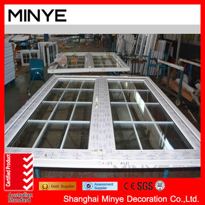 Conch PVC Profile Glass French Door in stile design sud-occidentale con materiale plastico