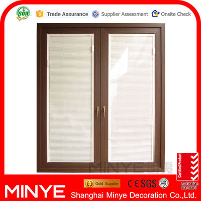 Conch PVC Profile Glass French Door in stile design sud-occidentale con materiale plastico