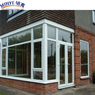 Profili UPVC Cornice di plastica stile francese Patio Finestre e porte per la durata esterna