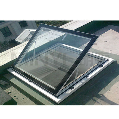 3.0mm CE rivestimento in alluminio profilo in legno lucernario moderno a doppio vetro per appartamento