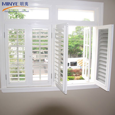 Finestre di giubbotti in PVC/UPVC rivestite in polvere liscia per persiane durevoli