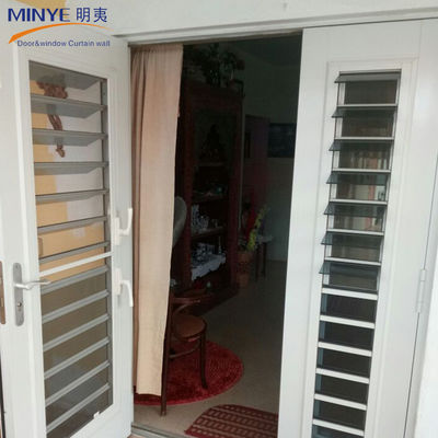 Finestre di giubbotti in PVC/UPVC rivestite in polvere liscia per persiane durevoli