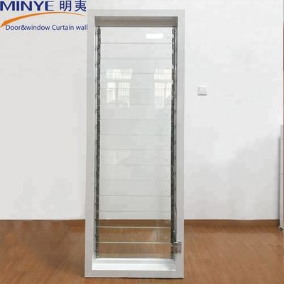 Fermato di vetro con lamina di vetro a risparmio energetico Finestre con spessore di profilo di 1,4 mm