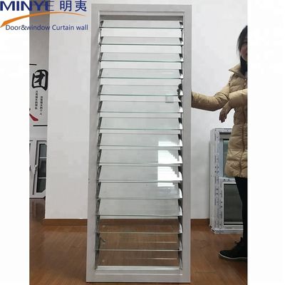 Fermato di vetro con lamina di vetro a risparmio energetico Finestre con spessore di profilo di 1,4 mm