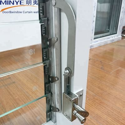 Fermato di vetro con lamina di vetro a risparmio energetico Finestre con spessore di profilo di 1,4 mm