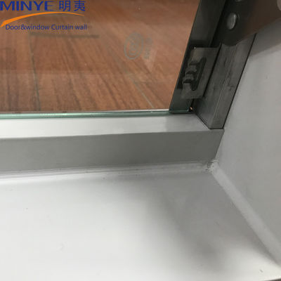 Fermato di vetro con lamina di vetro a risparmio energetico Finestre con spessore di profilo di 1,4 mm