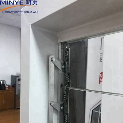 Fermato di vetro con lamina di vetro a risparmio energetico Finestre con spessore di profilo di 1,4 mm