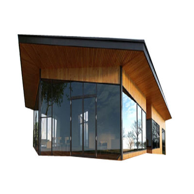 Modello moderno ragionevole Leggio di alluminio 6063-T5 Sala solare in vetro per case residenziali