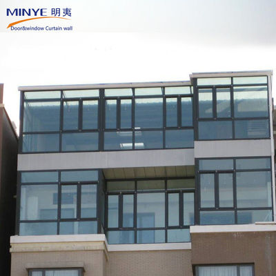 Modello moderno ragionevole Leggio di alluminio 6063-T5 Sala solare in vetro per case residenziali