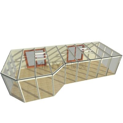 Case prefabbricate di lusso con telaio in alluminio e vetro isolante Lowe