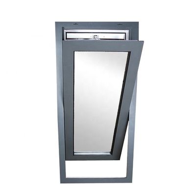Vetro temperato vetro elettrico centro pivot casement finestra con modello di apertura orizzontale