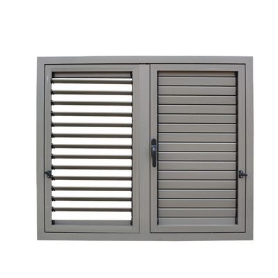 Profili in PVC in alluminio Protezione interna Persiane Finestre Uragano Impatto Casement Finestre