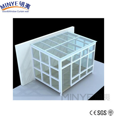 Sunroom With Double Tempered Glass For Prefabricated Aluminum Glass House (Casa di vetro in alluminio prefabbricato)