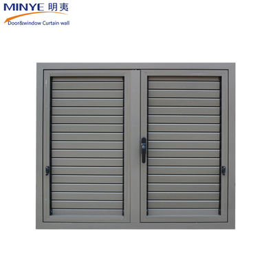 Profili in PVC in alluminio Protezione interna Persiane Finestre Uragano Impatto Casement Finestre