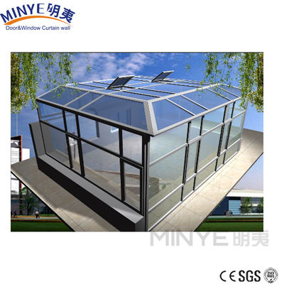 Sala solare in vetro singolo/laminato/temperato/basso E/chiaro/tinto/triplice per giardino invernale