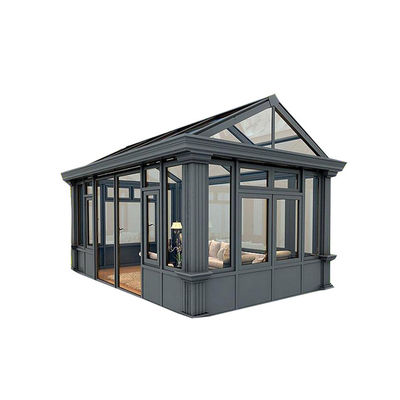 Sunrooms Case di vetro alluminio Leggio di vetro accessori per giardino invernale a Shanghai