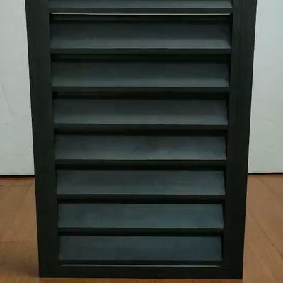 Tastiere per piantagioni di vetro a profilo di alluminio OEM con direzione di apertura a rotolamento