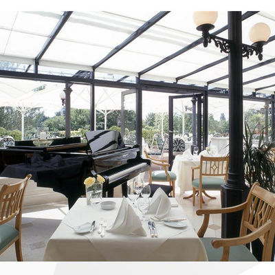 Prezzi accessibili Triangle Roof Molding Portatile Usato Lowes Sunroom per resistenza al vento 4000 Pa