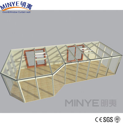 Migliora la tua casa con i solari invernali di Shanghai Minye in vetro temperato verde.