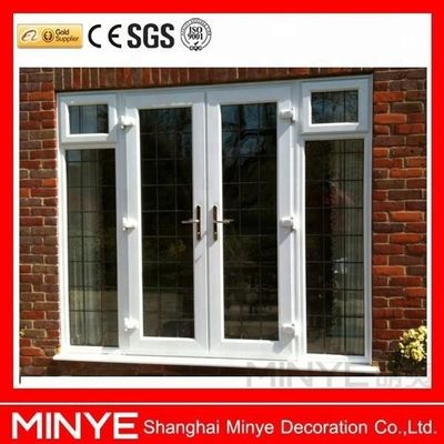 Kerala House Main Door Design Vinyl Frame Porta UPVC con vetro e caratteristica impermeabile