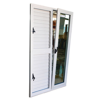 Funzione di inclinazione a rotazione Porta d'ingresso ad arco interna in PVC in plastica per la sicurezza