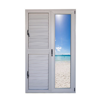 Funzione di inclinazione a rotazione Porta d'ingresso ad arco interna in PVC in plastica per la sicurezza