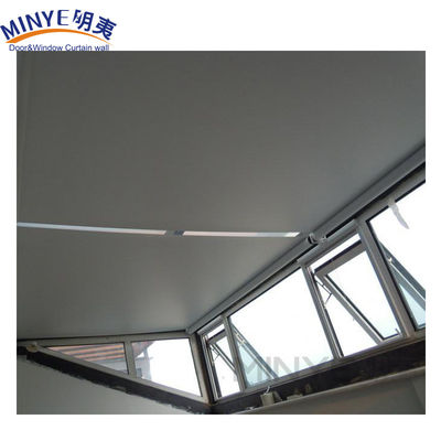 Luciera in alluminio di design moderno con vetro temperato singolo / doppio a forma di piramide