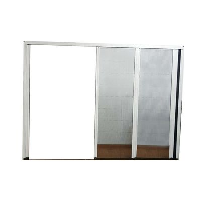 Profilo di alluminio retrattile Mosquito Net Scorrevole Porta a schermo pieghevole Design moderno