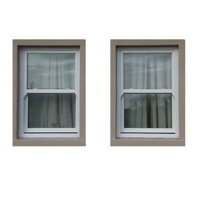 2.0mm-2.5mm Spessore del profilo Finestra scorrevole verticale in PVC per installazione in cortile
