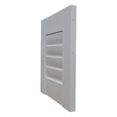 Moderno Design Esterno Louvers in alluminio Finestre in metallo con finestre a doppio vetro