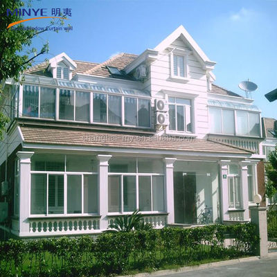 OEM/ODM Balcone Sala solare in vetro con tetto inclinato e spessore di vetro di 5 mm 9Ar 5 mm