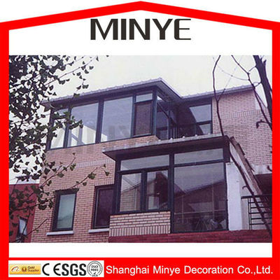 OEM/ODM Balcone Sala solare in vetro con tetto inclinato e spessore di vetro di 5 mm 9Ar 5 mm