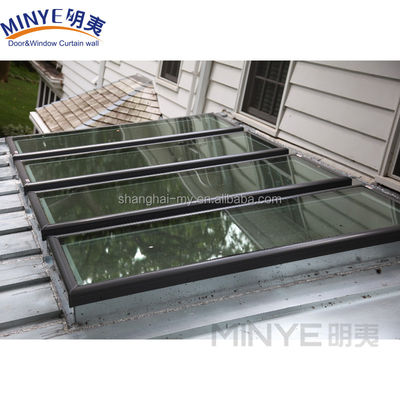 Finitura liscia balcone tetto finestra lucernario per il profilo in lega di alluminio stile moderno